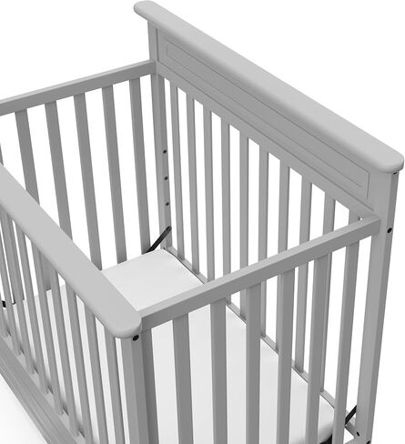 Storkcraft Petal 5-in-1 Convertible Mini Crib with Mattress in Kuwait
