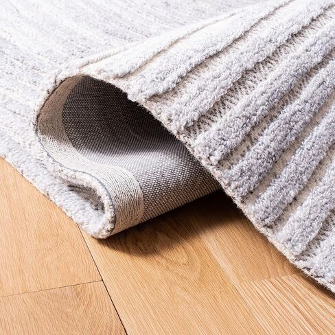 SAFAVIEH South Hampton Collection Runner Rug - 2'3" x 10', Grey, Handmade Mid-Century Modern Abstract, Ideal for High Traffic Areas in Living Room, Bedroom (SHA301F) in Saudi Arabia