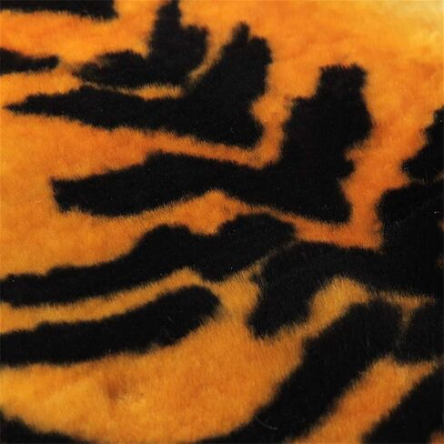 Area Rug Chic Style Tiger Leopard Printed Australia Sheepskin Rug Soft Plush Throw Lambskin Rug Fits Perfectly in Living Room/Bed Room or as a Couch Decor One Pelt(75cmx110cm (29.5x43.3Inch, Leopard) in Saudi Arabia