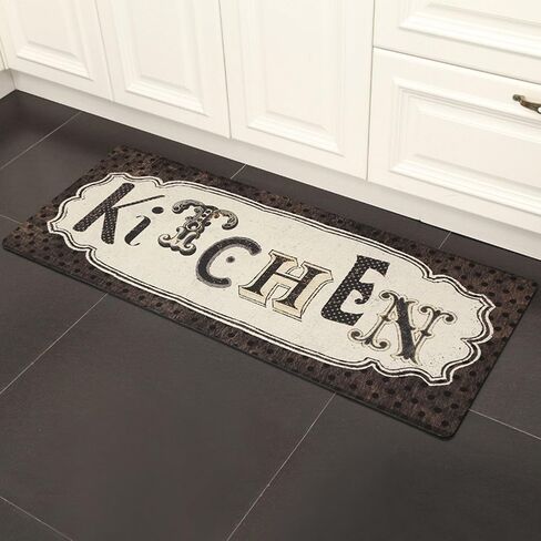 Kitchen Rug, Non-Slip Kitchen Floor Mat Waterproof Laundry Room Rug Entry Rug 59''×20'' in Saudi Arabia