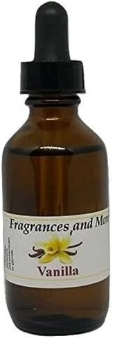 فراجرانسز اند مور زيت عطري برائحة الفانيليا وزيت الفانيليا لموزع الروائح العلاجية، زيت عطري برائحة الفانيليا، زيت عطري لصنع الشموع، زيت معطر لموزع الروائح - 2 اونصة in Kuwait