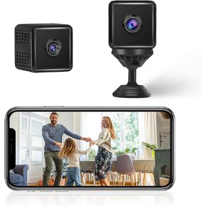 ValleyGood Wireless Mini Camera - HD 1080P Home Camera Portable Surveillance Security Camera, Night Vision, Remote View Security with APP in Kuwait