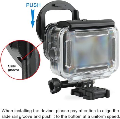 فوريفركام 58 ملم عدسة فلتر الأشعة فوق البنفسجية حلقة متوافقة مع GoPro Hero 9 حافظة مقاومة للماء سوداء in Kuwait