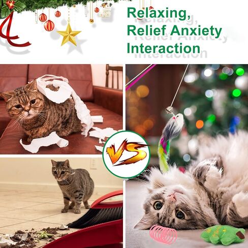 ألعاب تخزين عيد الميلاد للكلاب من Auliand، 5 قطع ألعاب مضغ للكلاب مع سانتا، شجرة عيد الميلاد، كرة، ألعاب مضغ حبل متين، ألعاب تصدر صوتًا، هدية، ألعاب حشو تخزين الكلاب التفاعلية in Kuwait