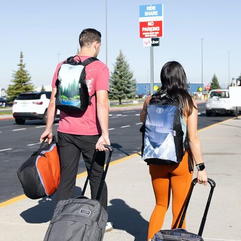 حقيبة ظهر قابلة للطي للسفر من HYDAWAY - حقيبة نهارية خفيفة الوزن وقابلة للتعبئة سعة 15 لترًا لحقائب الظهر والعمل والسفر، قابلة للتعديل وقابلة للطي ومقاومة للماء للمشي لمسافات طويلة للرجال والنساء والأطفال in Kuwait