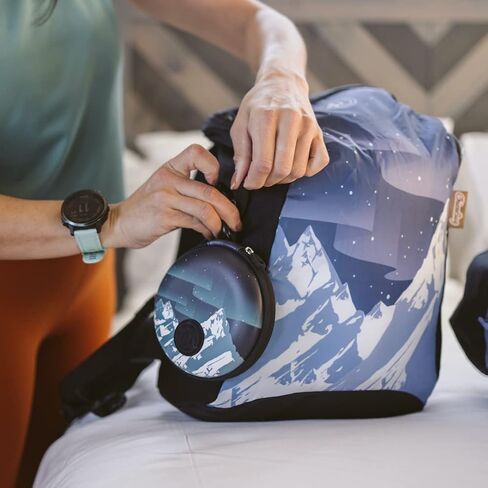 حقيبة ظهر قابلة للطي للسفر من HYDAWAY - حقيبة نهارية خفيفة الوزن وقابلة للتعبئة سعة 15 لترًا لحقائب الظهر والعمل والسفر، قابلة للتعديل وقابلة للطي ومقاومة للماء للمشي لمسافات طويلة للرجال والنساء والأطفال in Kuwait