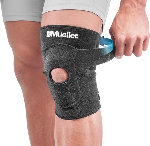 الطب الرياضي مولر 4 طرق قابلة للتعديل لدعم الركبة وتخفيف آلام التهاب المفاصل وتمزق الغضروف المفصلي والرباط الصليبي الأمامي والمفاصل، مقاس واحد يناسب الجميع، للرجال والنساء، أسود in Saudi Arabia