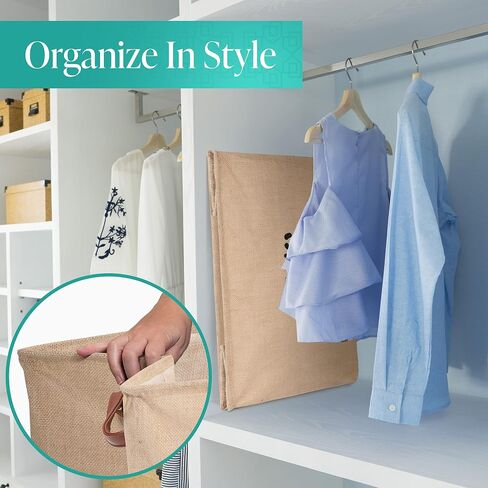 Woffit Set of 2 Toy Storage Organizer Baskets for Nursery, Playroom, Kids & Living Room, Etc, EXTRA LARGE Sturdy and Collapsible Tote Bins for Children & Dog Toys Great Chest Box for Boys & Girls in Saudi Arabia