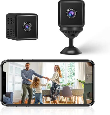 ValleyGood Wireless Mini Camera - HD 1080P Home Camera Portable Surveillance Security Camera, Night Vision, Remote View Security with APP in Kuwait