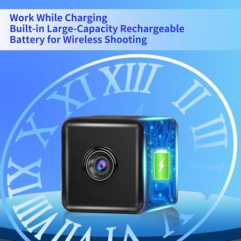 ValleyGood Wireless Mini Camera - HD 1080P Home Camera Portable Surveillance Security Camera, Night Vision, Remote View Security with APP in Kuwait