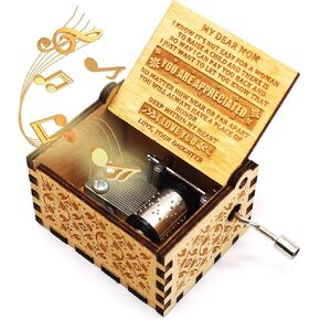 ukebobo Wooden Music Box- You are My Sunshine Music Box, from Daughter to Mom, Unique Music Gifts for Mother - 1 Set in Kuwait