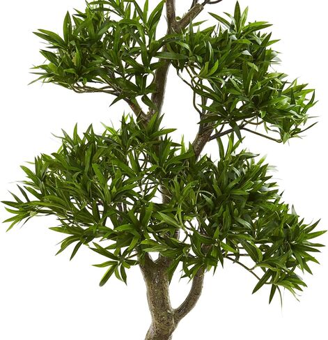 Nearly Natural 37" Bonsai Styled Podocarpus Artificial Silk Trees Green in Saudi Arabia