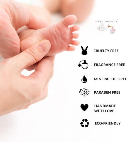 Baby Oil by Irene Organics. Natural Daily Moisturizing Body Oil gentle enough for babies, children and adults. Hydrating Bath Oil. in Kuwait