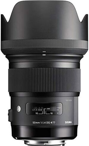 Sigma 50mm f/1.4 DG HSM Art Lens for Nikon F Mount (USA) Standard Bundle with 6AVE Deluxe Camera Lens Cleaning Kit in Saudi Arabia