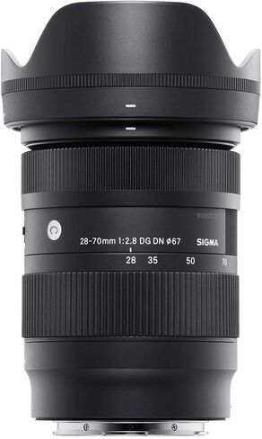 Sigma 28-70mm f/2.8 DG DN Contemporary Lens for Sony E, Bundle with Corel PC Software Suite, 67mm Filter Kit, Lens Pouch, Lens Cleaner, Cleaning Kit, Lens Cap Tether in Saudi Arabia