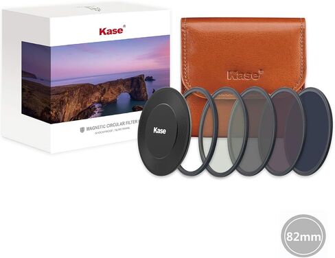 كيس وولفرين 82 مم Pro ND Kit II مرشح زجاجي بصري مضاد للصدمات يشمل مغناطيس CPL ND8 ND64 ND1000 غطاء العدسة وجراب 82 in Saudi Arabia