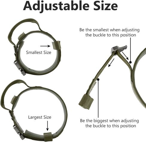 Plutus Pet Tactical Dog Collar, Soft Padded, Adjustable with Heavy Duty Metal Buckle, Military Dog Collar with Control Handle for Medium Large and Extra Large Dogs (M, Black Set) in Kuwait