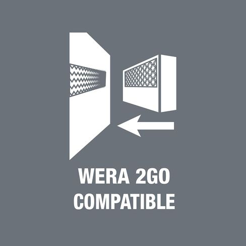 Wera - 05059303001 - Screwdriver Interchangeable Blades Set, Kraftform Kompakt 60 Tool Finder, 17 Pieces in Saudi Arabia