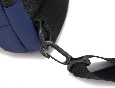 حقيبة ظهر للرجال مقاومة للماء على الكتف مع شحن USB، حقائب صدر رياضية كاجوال نهارية in Kuwait