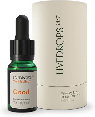 LIVEDROPS 24/7 مزيج زيت الفانيليا ذو الشعور الجيد - رائحة الفانيليا الدافئة - مصنوع في فرنسا - نقي وطبيعي - علاج عطري - مخفف في زيت ناقل للبشرة أو استخدمه في موزع الروائح in Kuwait