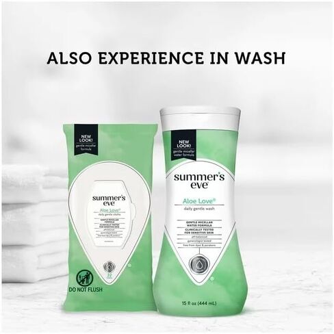 قماش تنظيف بخلاصة الصبار من سامرز إيف، 32 قطعة قماش in Kuwait