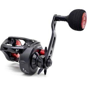 CAMEKOON Bucara 300 Baitcasting Reel, Wider Graphite Frame, 7+1 Stainless Steel Ball Bearings, 35 lb Carbon Drag, 10 Button Magnetic Braking System, Short Main Shaft, Low Profile Casting Fishing Reel in Saudi Arabia