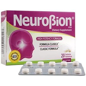 نيوروبيون كلاسيك 20 قرص معزز للطاقة بفيتامين ب - تركيبة كلاسيكا in Kuwait