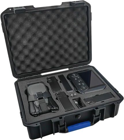 شنطة حمل صلبة مافيك 3 برو من نويتي لطائرة درون دي جيه اي مافيك 3/مافيك 3 برو، حافظة درون مقاومة للماء تناسب وحدة تحكم RC/RC برو/RC-N1، بطارية مافيك 3، فلاتر ان دي، كومبو فلاي مور in Kuwait