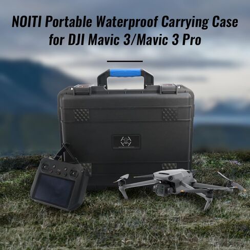 شنطة حمل صلبة مافيك 3 برو من نويتي لطائرة درون دي جيه اي مافيك 3/مافيك 3 برو، حافظة درون مقاومة للماء تناسب وحدة تحكم RC/RC برو/RC-N1، بطارية مافيك 3، فلاتر ان دي، كومبو فلاي مور in Kuwait