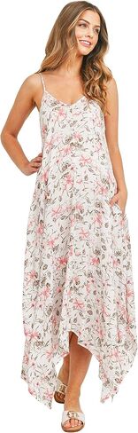 Women's Spaghetti Strap Midi Maternity Dress in Saudi Arabia
