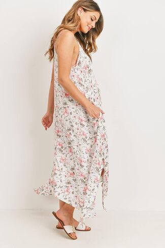 Women's Spaghetti Strap Midi Maternity Dress in Saudi Arabia