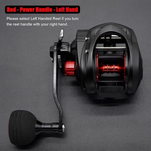 CAMEKOON Bucara 300 Baitcasting Reel, Wider Graphite Frame, 7+1 Stainless Steel Ball Bearings, 35 lb Carbon Drag, 10 Button Magnetic Braking System, Short Main Shaft, Low Profile Casting Fishing Reel in Saudi Arabia