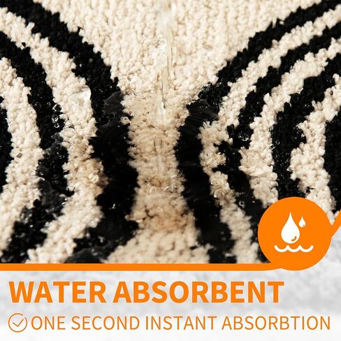 يقول الجدة بوهو سجاد الحمام، 16 "× 24"، ماتس حمام للحمام غير زلة، سجاد الحمام البيج، سجاد حمام صغير قابل للغسل، حصيرة الحمام ستوكات لحوض الاستحمام، سجاد دش لأرضية الحمام in Kuwait