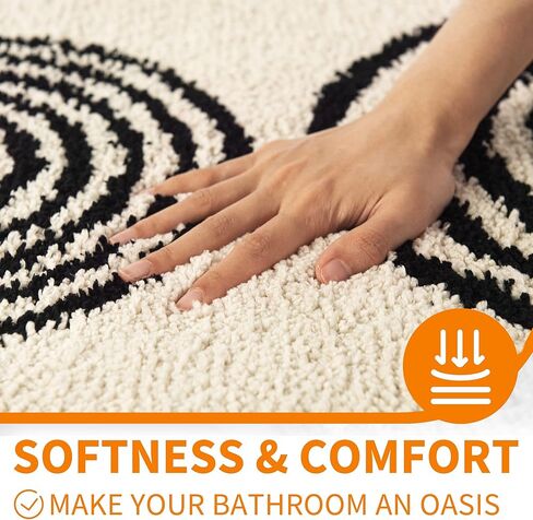 يقول الجدة بوهو سجاد الحمام، 16 "× 24"، ماتس حمام للحمام غير زلة، سجاد الحمام البيج، سجاد حمام صغير قابل للغسل، حصيرة الحمام ستوكات لحوض الاستحمام، سجاد دش لأرضية الحمام in Kuwait