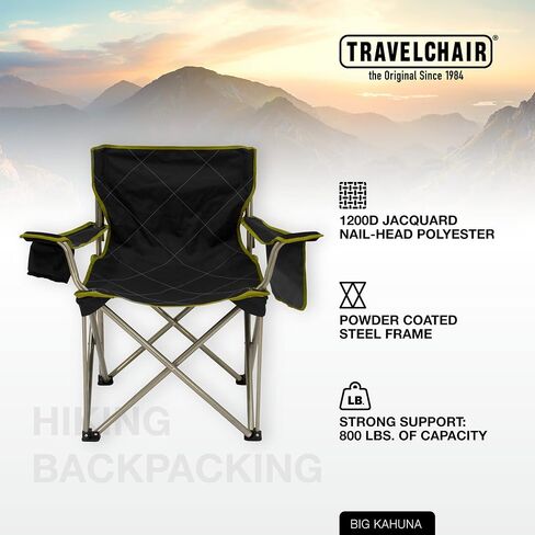 Travel Chair Travelchair-Big Kahuna (599BK) Portable Outdoor Furniture, Standard in Saudi Arabia