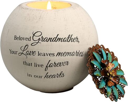 Pavilion Gift Company 19092 Beloved Grandmother Terra Cotta Candle Holder, 4-Inch in Saudi Arabia