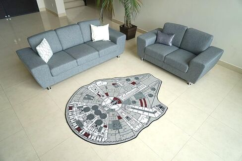 STAR WARS Millennium Falcon Small Area Rug | 39 x 52 Inches in Saudi Arabia