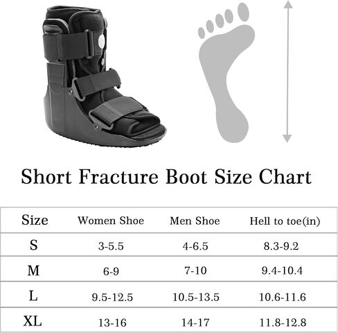 Honarry Air Walker Fracture Boot,Walking Boot for Sprained Ankle, Broken Foot M in Saudi Arabia