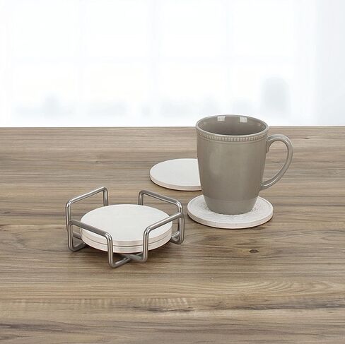 Spectrum Diversified Euro Square Coaster Holder for Kitchen Organization Small in Kuwait