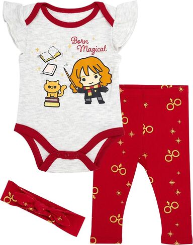 Harry Potter Baby Girls Bodysuit 5-Pack Baby Clothes Baby Gifts - Baby Bodysuit Multipack in Saudi Arabia