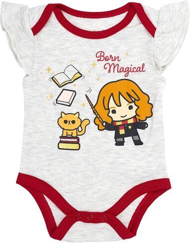 Harry Potter Baby Girls Bodysuit 5-Pack Baby Clothes Baby Gifts - Baby Bodysuit Multipack in Saudi Arabia