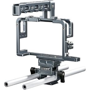 SevenOak SK-GHC20 Aluminum Cage and Top Handle, Shoe Mount, 15mm Rods in Kuwait