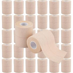 30 Rolls Adhesive Elastic Tape Bandage Tape Self Adhesive Bandage Wrap Elastic Tape Flexible Stretch Bandages for Sports Ankle Knee and Wrist Sprains Animal Pets (2 Inch x 5 Yard) in Saudi Arabia
