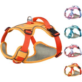 ايتل سرج متين مقاوم للماء للكلاب - مستلزمات الحيوانات الاليفة، سرج كلاب قابل للتعديل للمغامرات الخارجية مع شرائط عاكسة ومقبض ناعم سهل التحكم للكلاب الكبيرة والكبيرة جدًا، برتقالي مقاس L in Kuwait