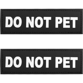 Jegtew Dog Patches, Dog Collar Vest Patches, Reflective and Removable Dog Tags, Tactical Dog Vest Patches for Service Vest Dog Harness in Kuwait