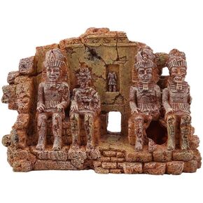 زيرديس زينة حوض السمك، الراتنج المصري زخرفة خزان الأسماك ثقب المأوى حوض السمك كهف الديكور إخفاء كهف للأسماك in Kuwait