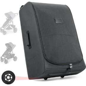 حقيبة سفر مبطنة لعربة الأطفال بعجلات متوافقة مع UPPAbaby Vista 丨Vista V2 丨 Cruz 丨 Cruz2 丨 حقيبة عربة أطفال محمولة للتحقق من البوابة لعربة الأطفال القياسية 丨 حقيبة حماية السفر لعربة الأطفال in Kuwait