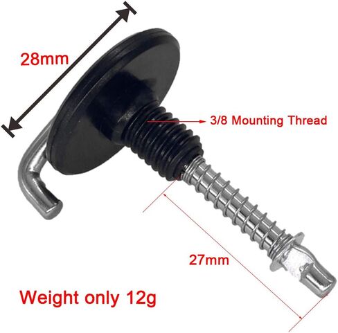 خطاف تعليق من FOTOBETTER TH01 عمود وزن عمود عمود عمود عمود حامل رملي مع خيط تثبيت نابض 0.95 سم متوافق مع Gitzo LEOFOTO SIRUI BENRO FOTOPRO ثلاثي القوائم in Kuwait
