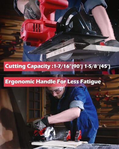 بور سمارت منشار دائري لاسلكي 20 فولت 5-1/2 انش مع بطارية 1.5Ah وشاحن سريع، 3800 دورة في الدقيقة، اقصى عمق قطع 1-7/16 انش (45 درجة)، 1-5/8 انش (90 درجة) in Kuwait