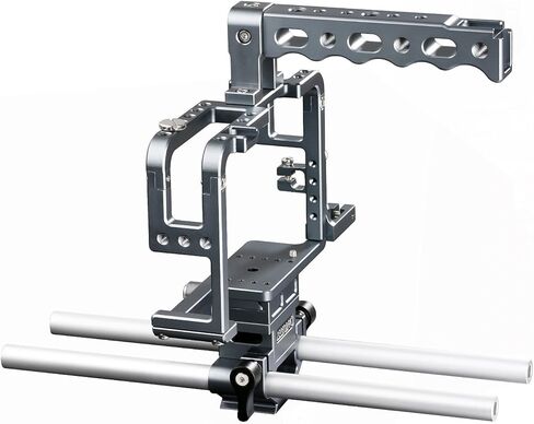 SevenOak SK-GHC20 Aluminum Cage and Top Handle, Shoe Mount, 15mm Rods in Kuwait